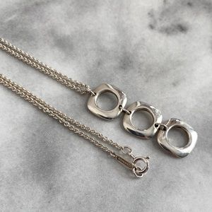 Triple Square Tiffany and Co necklace